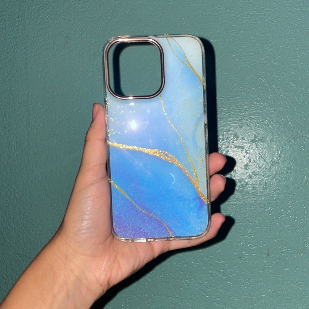 BLUE MARBLE PHONE CASE